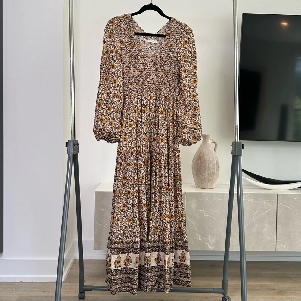 🛑SOLD🛑Christy Dawn The Aimee Dress in Golden Sunflower  Size XS/S - Picture 12 of 16